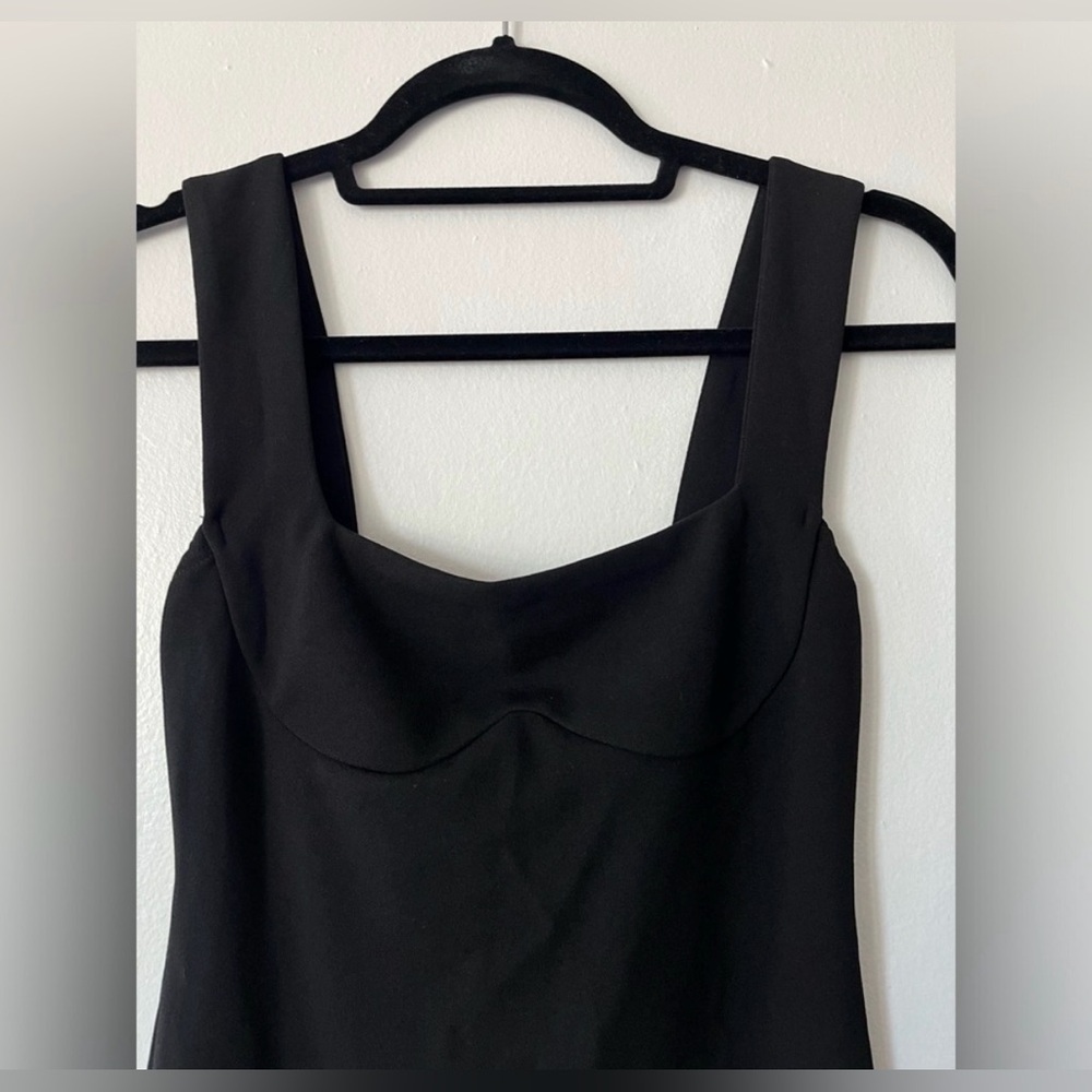 NWT Hello Molly LEAVE THE LIGHT ON MIDI DRESS BLACK Size XS 2 - Picture 3 of 6